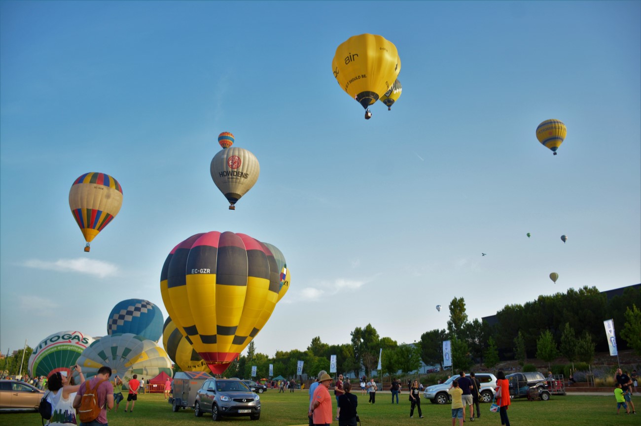 Every July Igualada hosts the European Hot Air Balloon Festival