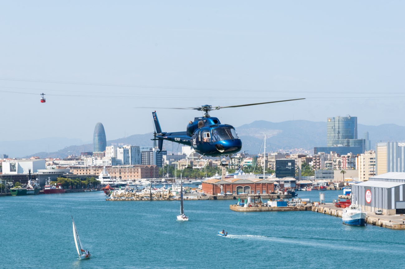 Helicopter tours in Barcelona, Spain